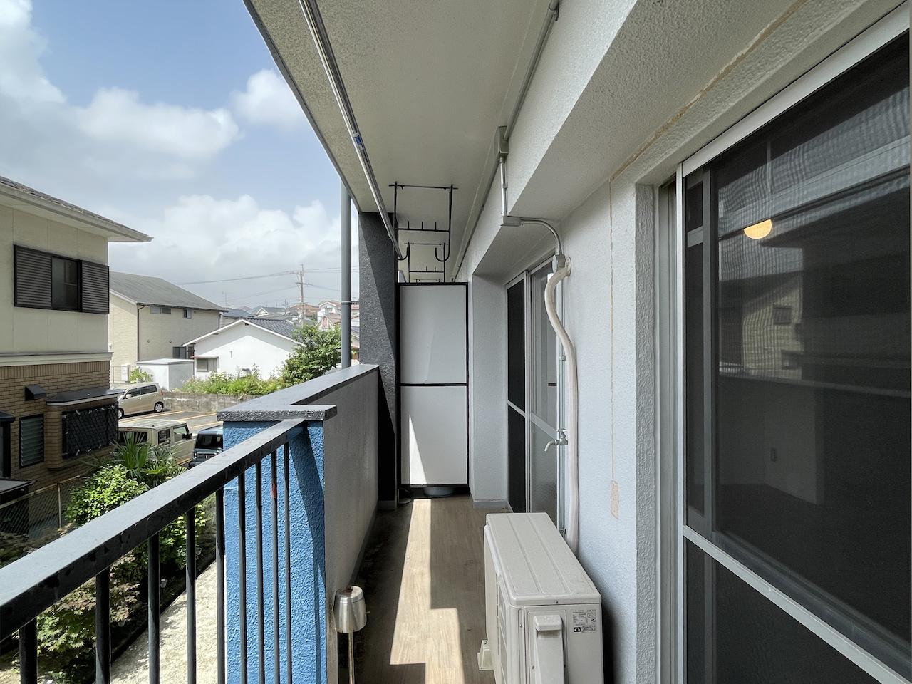 福岡市城南区樋井川の賃貸物件/バルコニーは南向きです。