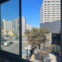 福岡市博多区千代の賃貸物件/3階窓からの景色。