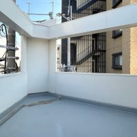 福岡市博多区千代の賃貸物件/【3F】テラスは三角形の形をしてます