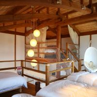 福岡県宗像市大島宇神崎の売買物件/2階はスキップフロアになっていて、緩やかに空間が分かれています。
