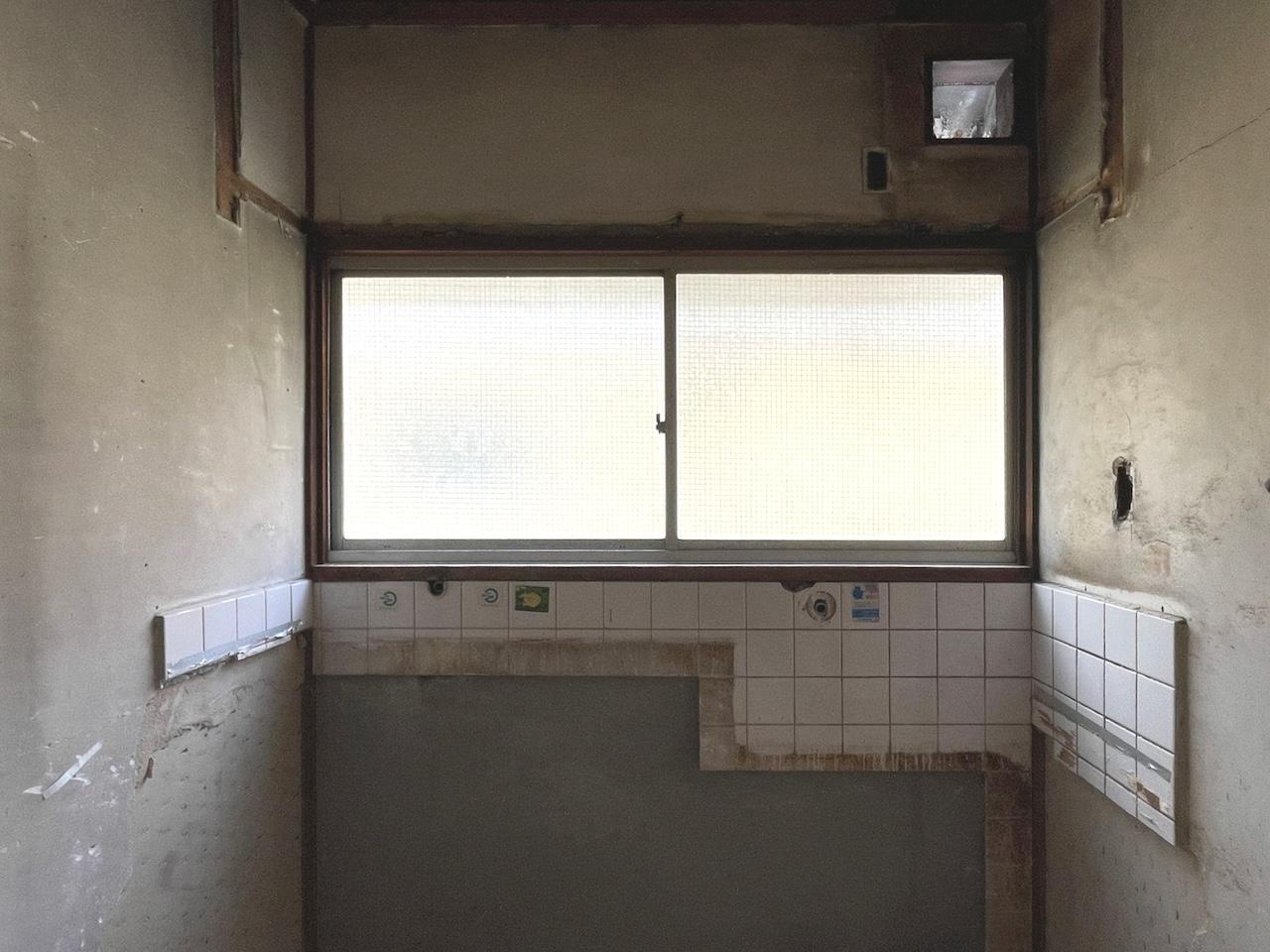 福岡市中央区渡辺通の賃貸物件/E区画。あえて残したタイル。あえて残しているのですよ。（A.B.E.F区画タイプ）