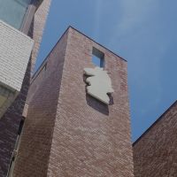福岡市中央区大濠の賃貸物件/建物のシンボルマークをパシャリ。