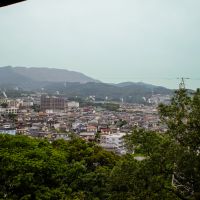 大分県別府市大字鶴見字角山の売買物件/鉄輪温泉が一望できる特等席。湯煙が上がる様子は別府ならでは。