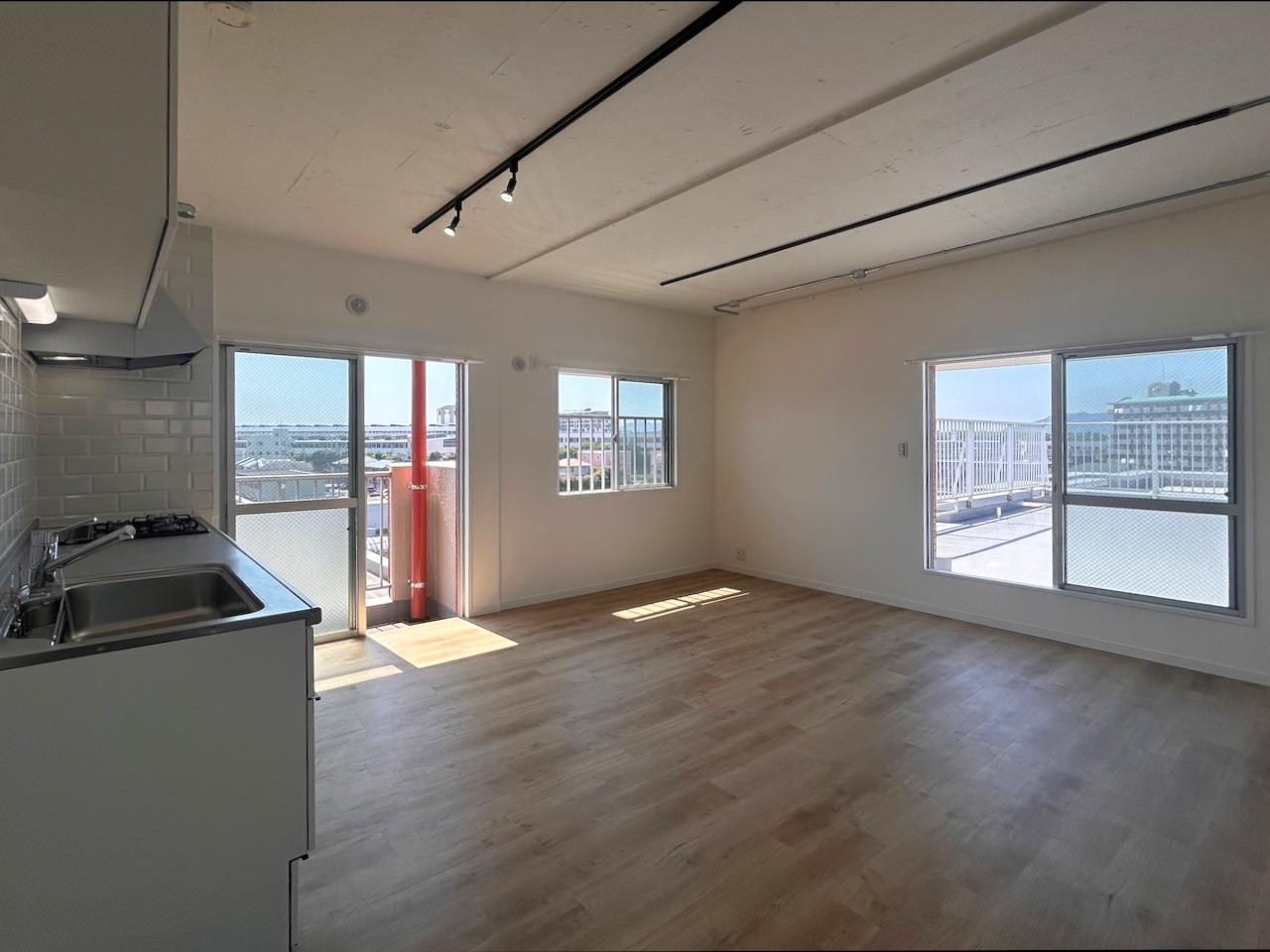 福岡市西区下山門の賃貸物件/風通しが良さは、角部屋の特権です。
