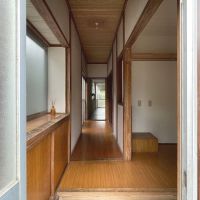 久留米市草野町草野の賃貸物件/玄関を開けると、長い廊下