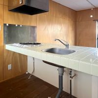 福岡市早良区干隈の賃貸物件/可愛らしいタイル貼りキッチン。