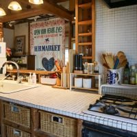 福岡市南区柏原の売買物件/改装時に新設したキッチン