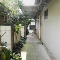 福岡市中央区清川の賃貸物件/テナント区画への通路。