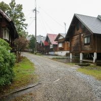 大分県由布市湯布院町の売買物件/雨音響く、霧がかったようすも幻想的で素敵。