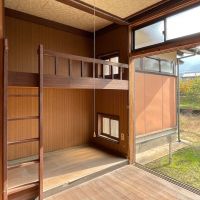 久留米市紅桃林の賃貸物件/たまに見る古民家の造作二段ベット。以外と寝ると落ち着きますよ。