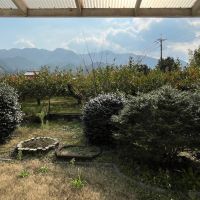 久留米市紅桃林の賃貸物件/窓を開けると耳納連山を一望できます。