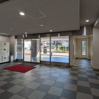 福岡市中央区黒門の賃貸物件/エントランス。宅配ボックス完備です。