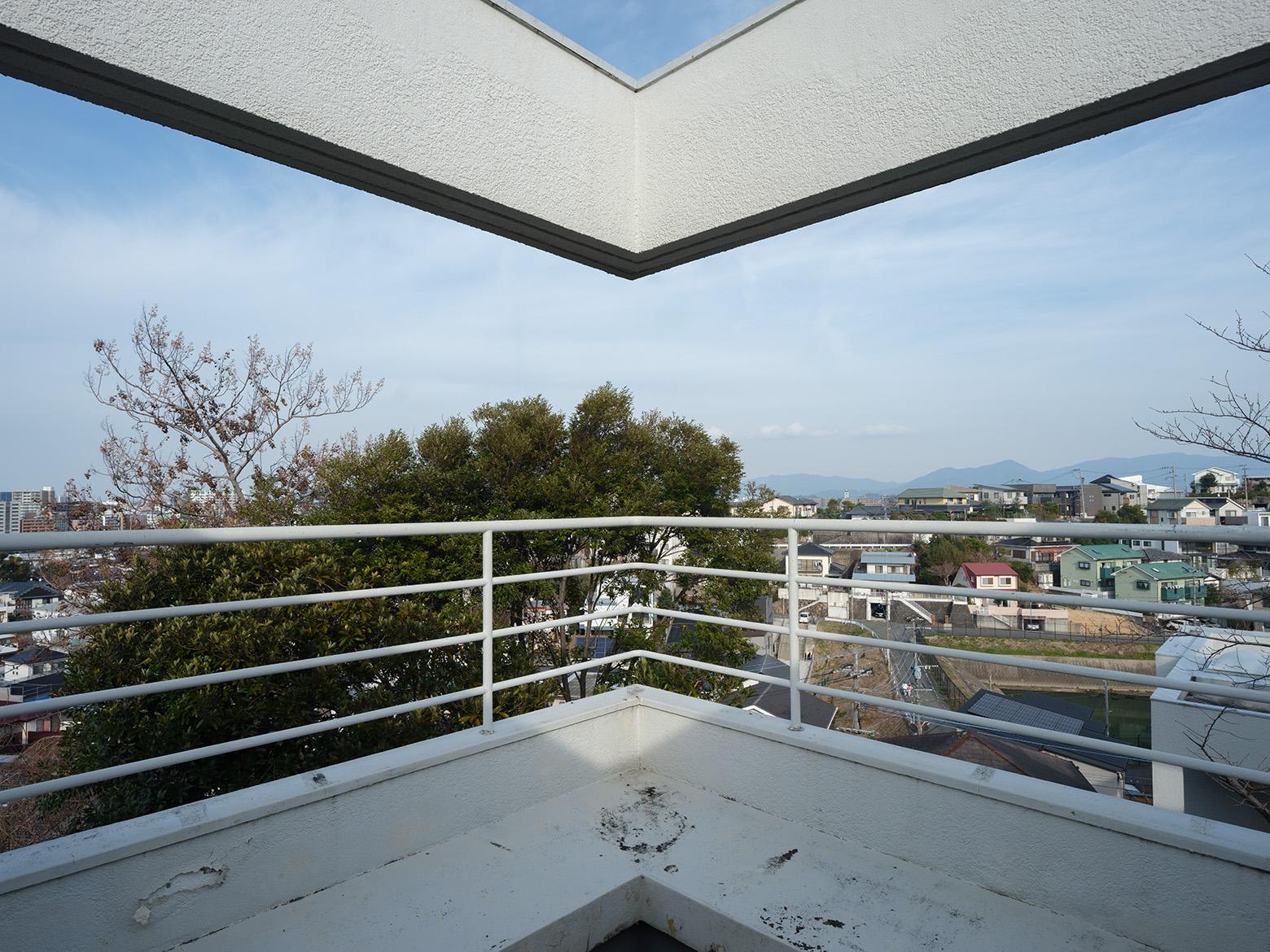 福岡市南区平和の売買物件/バルコニーからの眺望。抜け感抜群。
