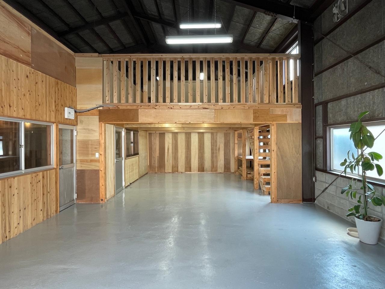 福岡市南区清水の賃貸物件/A区画：1階部分59.94平米になります。2階のロフトを合わせると88.02平米。