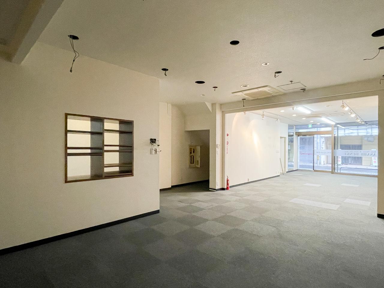 佐賀県唐津市刀町の賃貸物件/飾り棚もついています。個人的にはこの壁は取払い広くするのがいいのかなと。