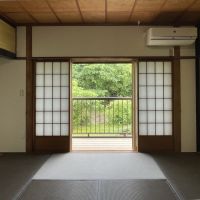 福岡県久留米市山本町の売買物件/和室からも緑。美しいです。