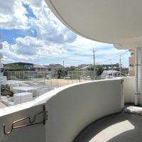 福岡市西区今宿駅前の売買物件/南向きのバルコニー洗濯物はこちらに。
