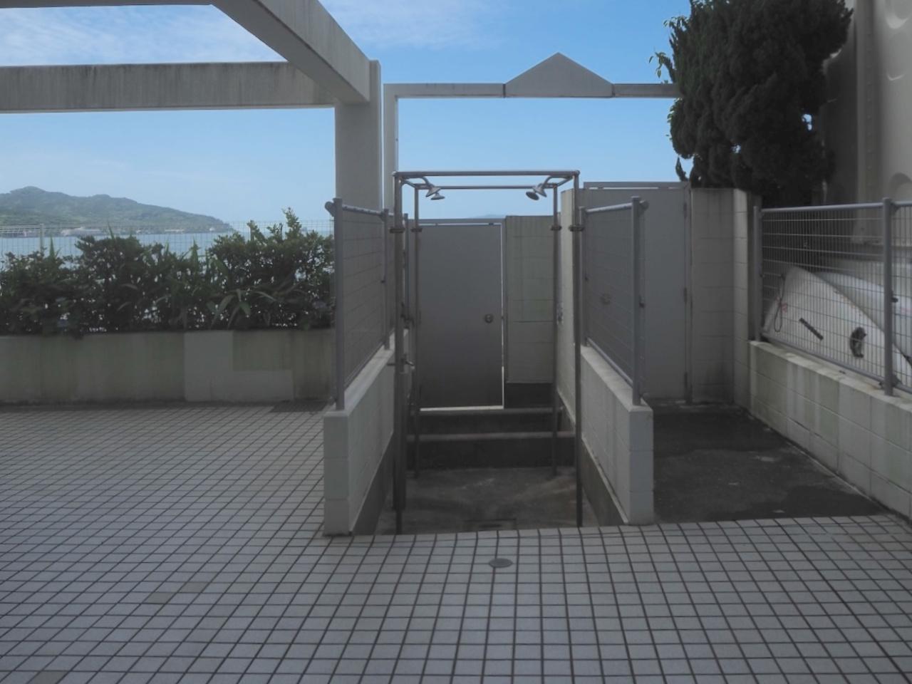 福岡市西区今宿駅前の売買物件/共用部にもシャワーがあるのも嬉しいです。