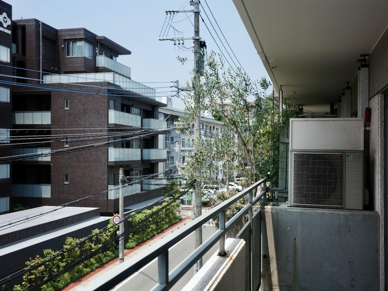 福岡市中央区平尾の賃貸物件/隣部屋との境は緑