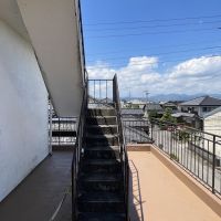 久留米市田主丸志塚島の売買物件/3階からさらに外へ進むとまた階段！？