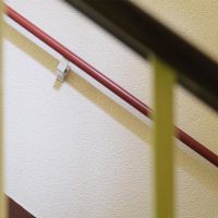 福岡市中央区赤坂の賃貸物件/手摺りまでエンジ。