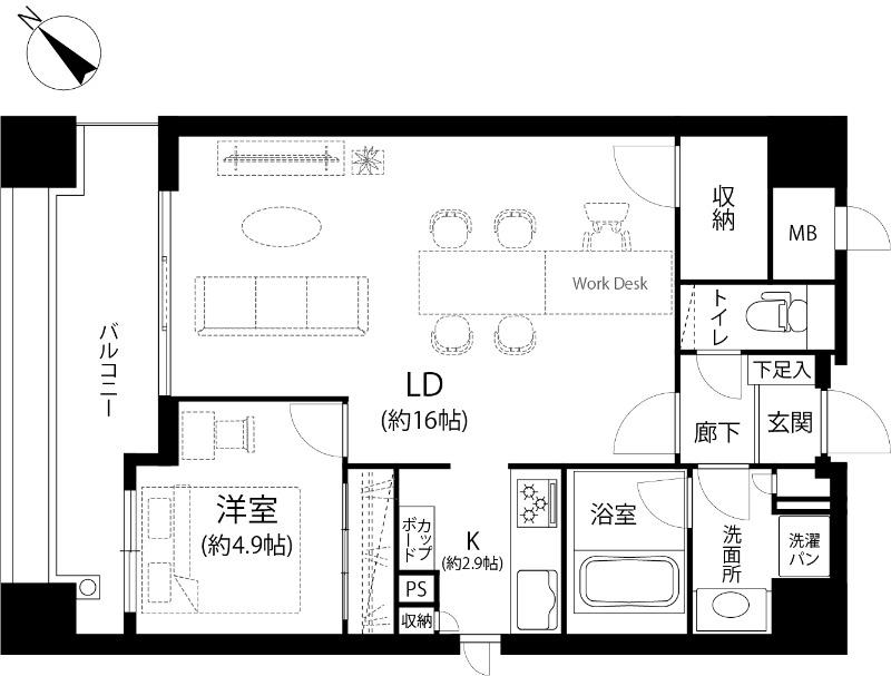 福岡市博多区御供所町の賃貸物件