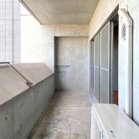 福岡市博多区御供所町の賃貸物件/バルコニーも奥行きしっかりあります。