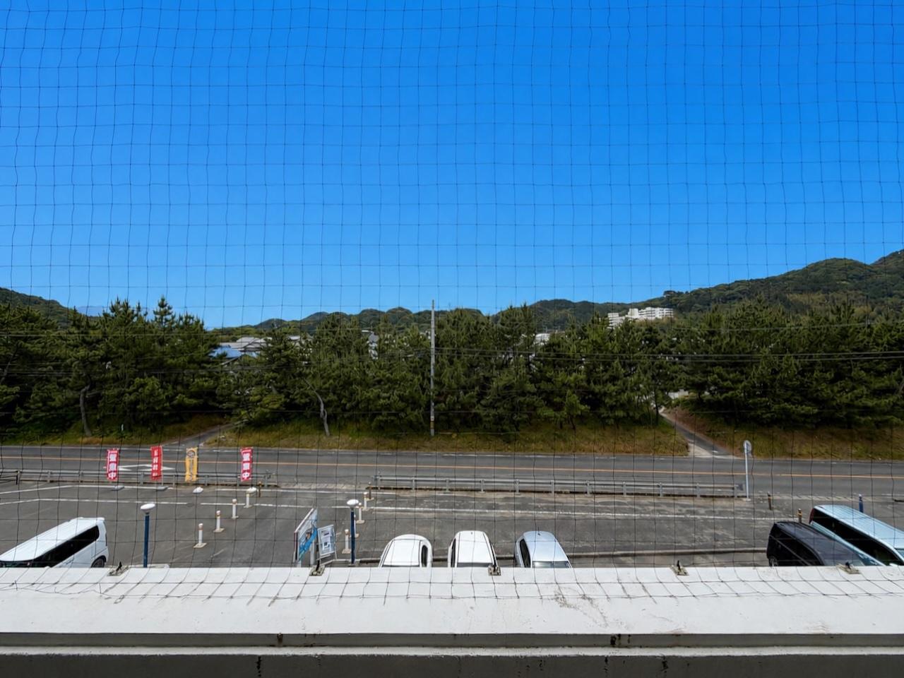 福岡市西区今津の賃貸物件/バルコニーからは、山々を眺めることができる眺望