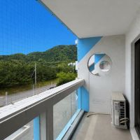 福岡市西区今津の賃貸物件/バルコニーの広さはこれくらい。