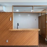 福岡市西区宮浦の賃貸物件/おしゃれなカウンターキッチン。