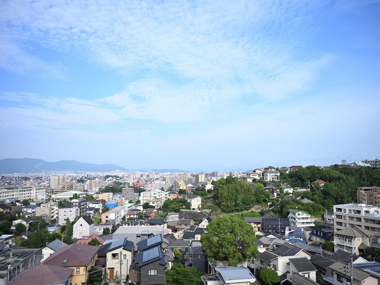 福岡市中央区小笹の売買物件/西側の眺望。