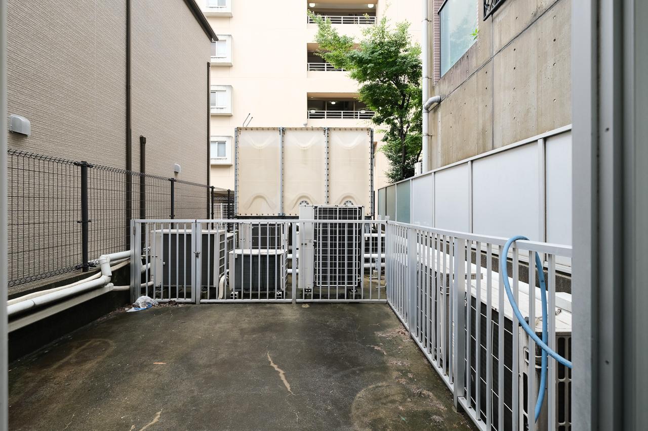 福岡市博多区古門戸町の賃貸物件/この建物で唯一のバルコニー。