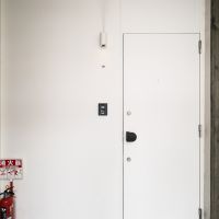 福岡市博多区古門戸町の賃貸物件/玄関はこちら。