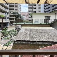 福岡市中央区荒戸の賃貸物件/景色はこんな感じ。昔は遠くまで見えたんだろうなー。