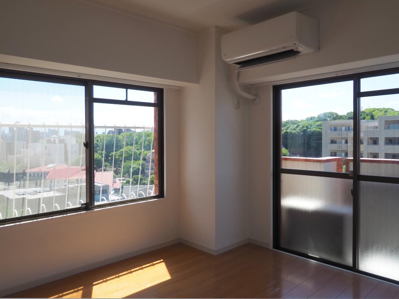 福岡市中央区赤坂の賃貸物件/開口部が大きい。