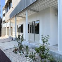 福岡市中央区唐人町の賃貸物件/砂利部分も使用可能。植物は愛でてください。