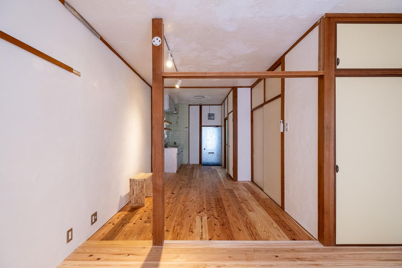 福岡市南区多賀の賃貸物件/梁柱、昔の面影が、ちゃんと残っています。