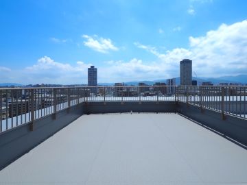 福岡市早良区西新の賃貸物件/街中リバーサイド 屋上まで。