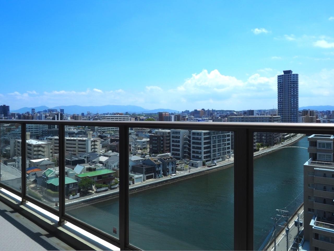 福岡市早良区西新の賃貸物件/西新唐人町側の景色。