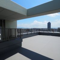 福岡市早良区西新の賃貸物件/そしてご褒美的な屋上テラス。