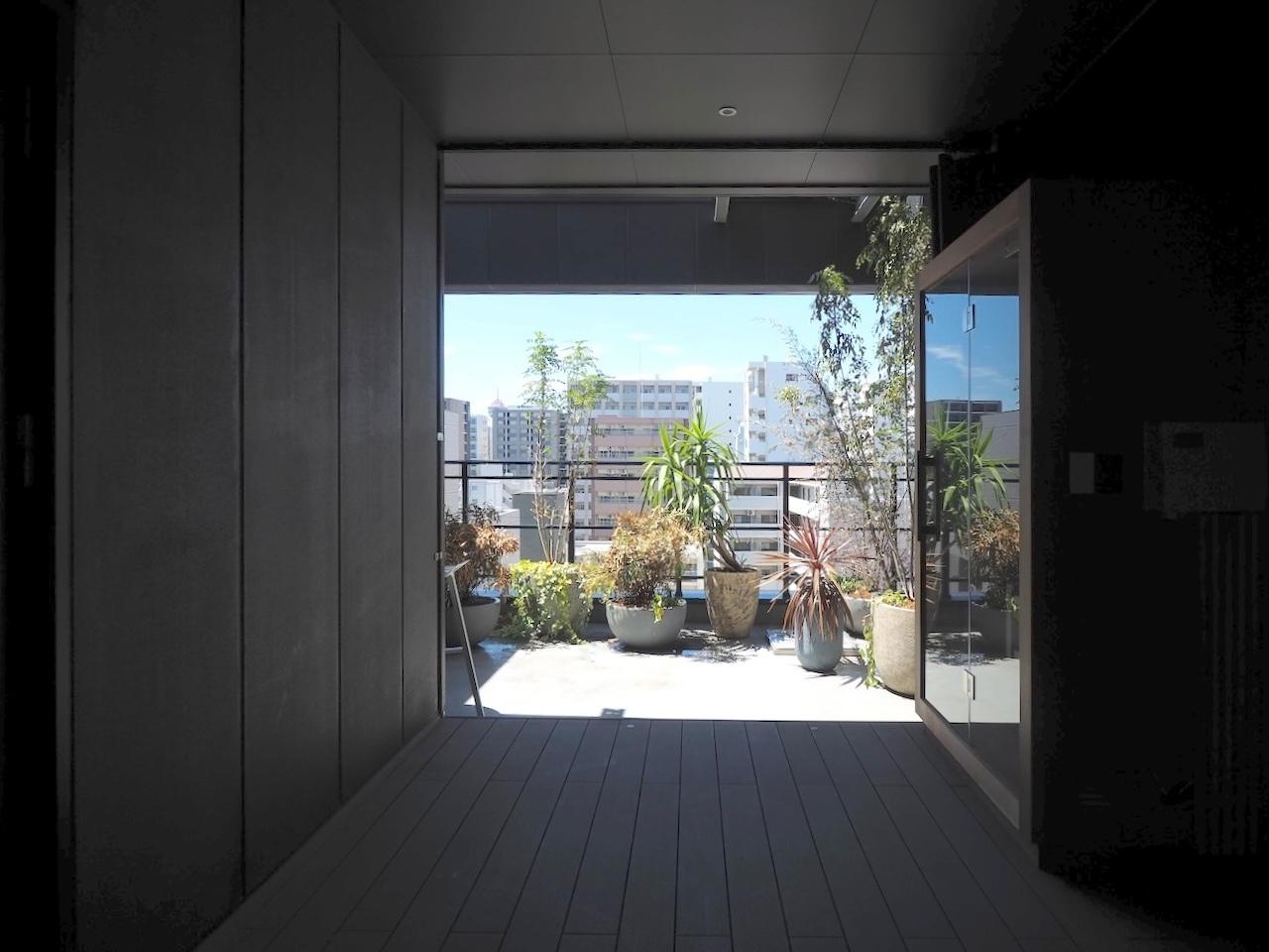 福岡市博多区奈良屋町の賃貸物件/広々ルーフテラス。
