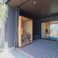 福岡市博多区奈良屋町の賃貸物件/専用サウナとととのいスペース。