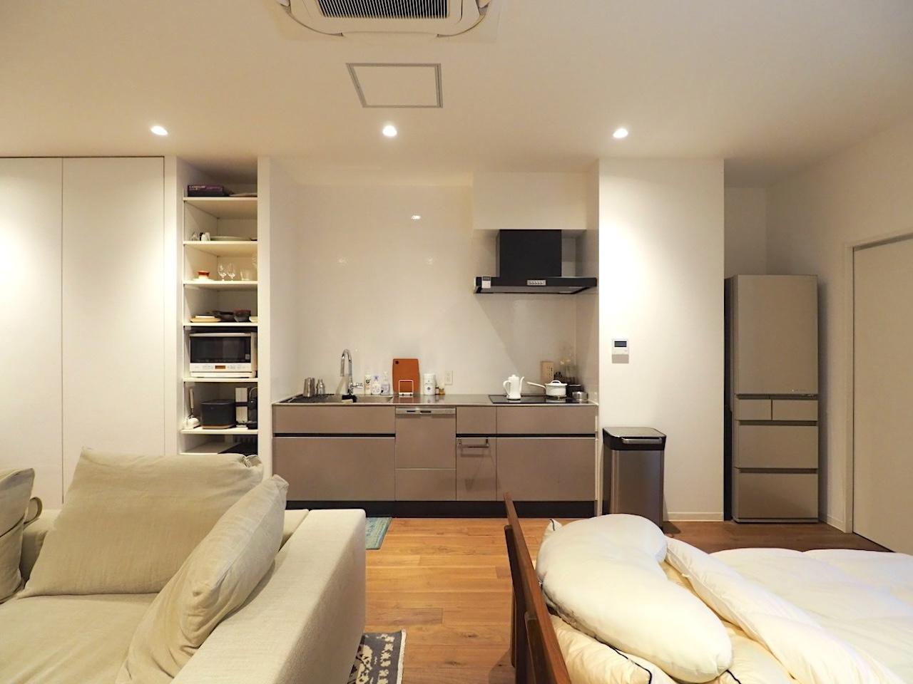 福岡市博多区奈良屋町の賃貸物件/壁付のキッチン
