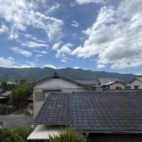 久留米市大橋町常持の売買物件/このお部屋の眺望は耳納連山。