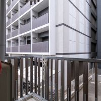 福岡市早良区 西新の賃貸物件/ベランダはコンパクト。