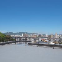 福岡県北九州市八幡西区瀬板の売買物件/街並みの先には、遠くの山。9階からの眺めです。