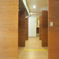 福岡市中央区梅光園団地の売買物件/造作収納の間を通る動線。ぐるりと歩いてみたくなります。