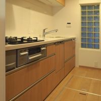 福岡市中央区梅光園団地の売買物件/キッチンはリフォーム時のまま。