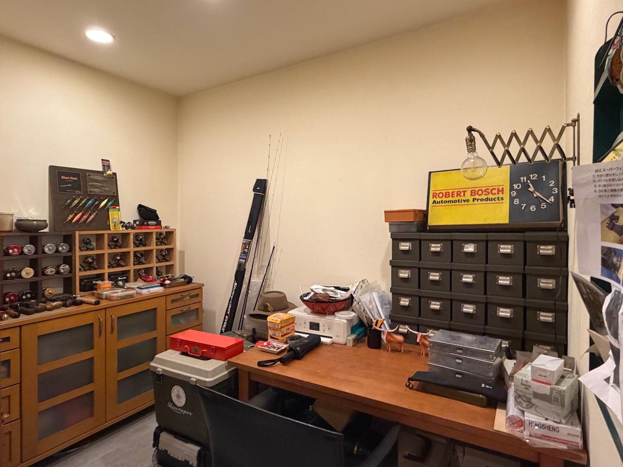 福岡県糸島市前原西の売買物件/1階書斎。趣味によって空間を分けれるのは嬉しい。