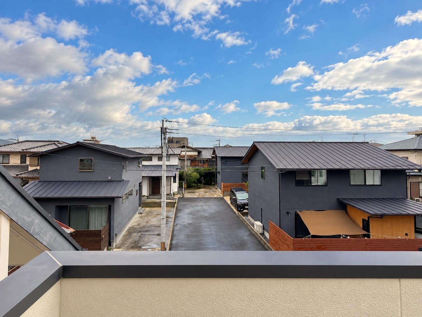 福岡県糸島市前原西の売買物件/バルコニーからの眺望。